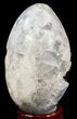 Crystal Filled Celestine (Celestite) Egg - Madagascar #41686-1